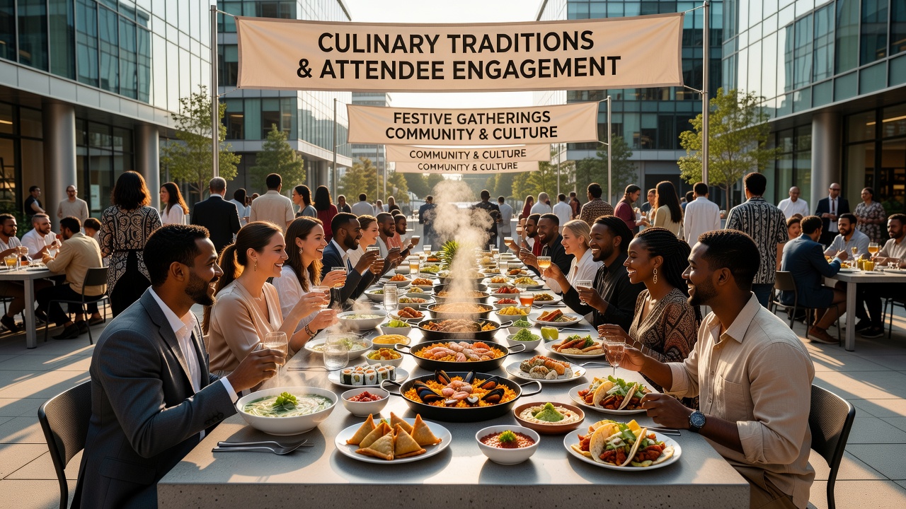 How Culinary Traditions Shape Attendee Engagement in Large-Scale Festive Gatherings