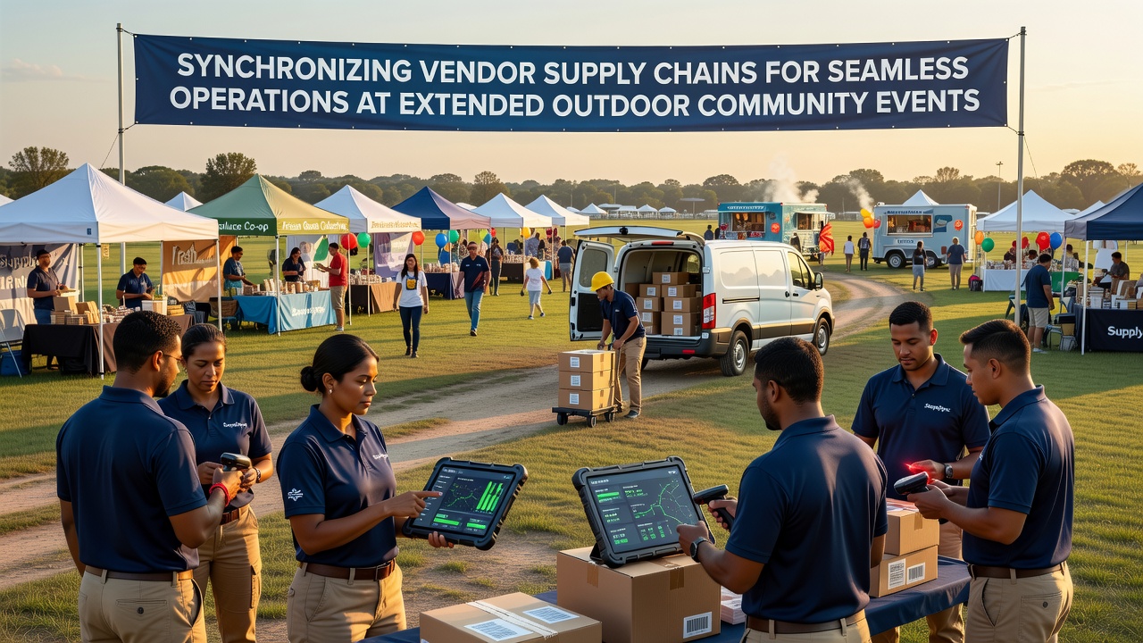 Synchronizing Vendor Supply Chains for Seamless Operations at Extended Outdoor Community Events